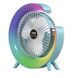 Desktop-Tischventilator 3 Geschwindigkeit mit Licht wiederaufladbarer Mini-Kühltischventilator tragbar_voghion.com