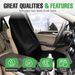 1/2Pcs Car Towel Waterproof With Adjustable Elastic Strap Non-slip Breathable Front Rear Seat Cover For SUVs Trucks_voghion.com