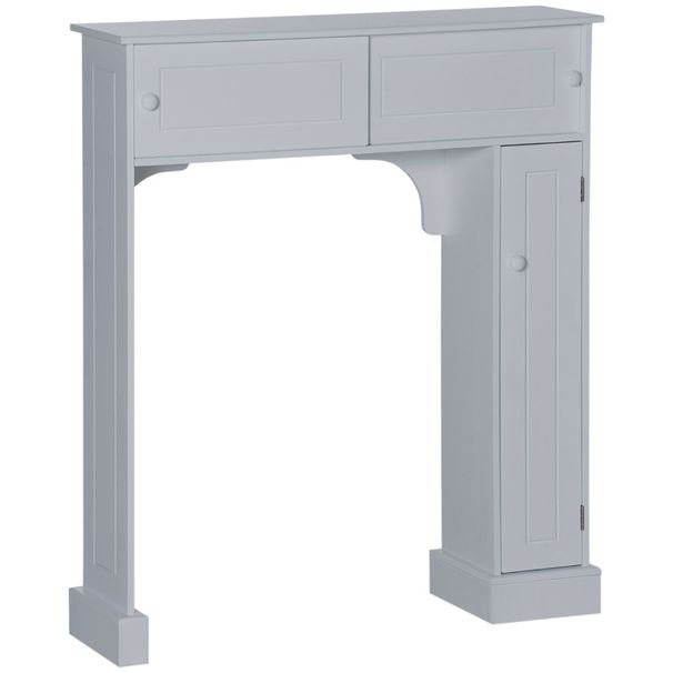 Mobiletto per WC regolabile W, portaoggetti per WC, ripiani Kleankin_voghion.com