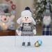 Wobbling Snowman Plush Decor – Festive Bobblehead Figures For Desktops, Hotel Lobbies & Holiday Displays (6 Playful Nordic Designs)_voghion.com