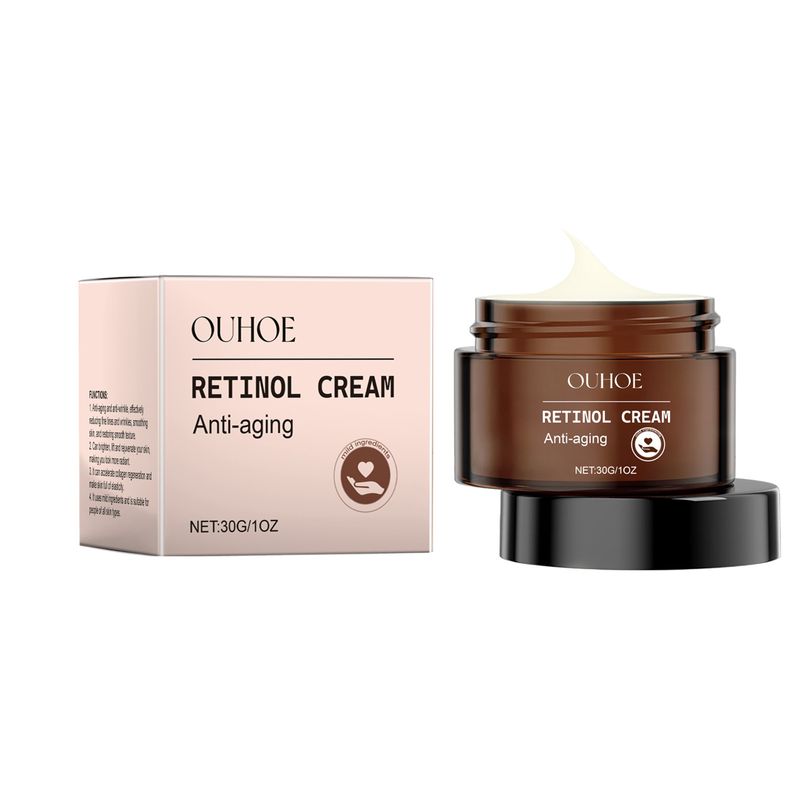 Crema al retinolo, crema per la pelle delicata, idratante e ringiovanente quotidiana_voghion.com