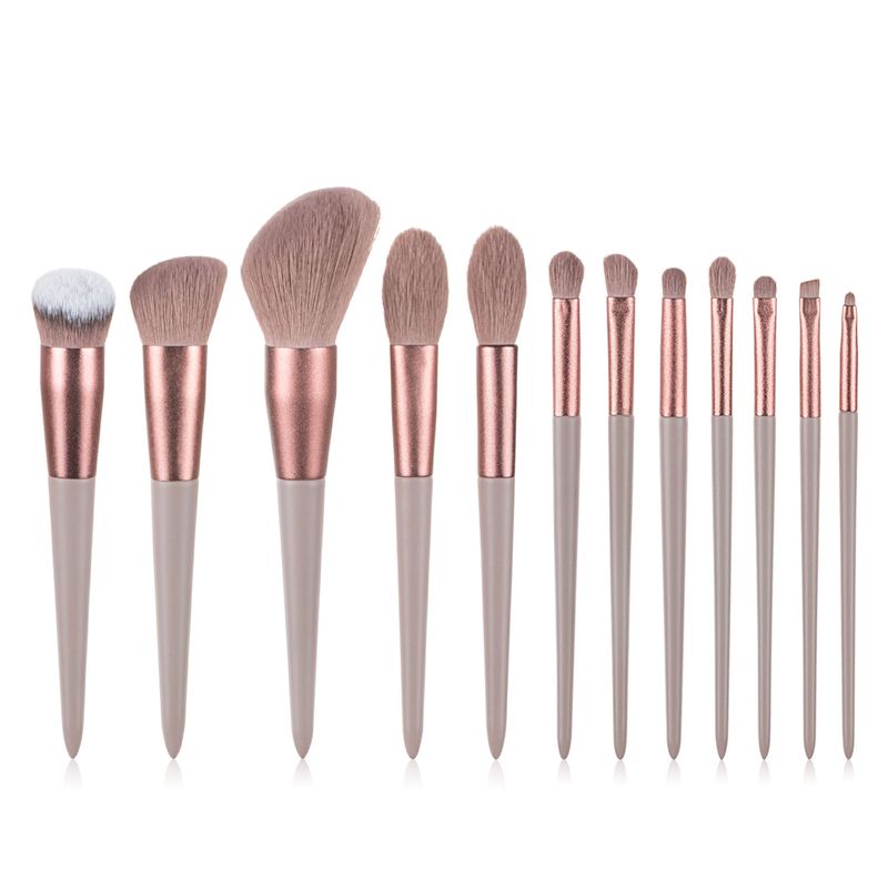 12pcs makeup brushes, frosted makeup, makeup tools set, makeup tools _voghion.com