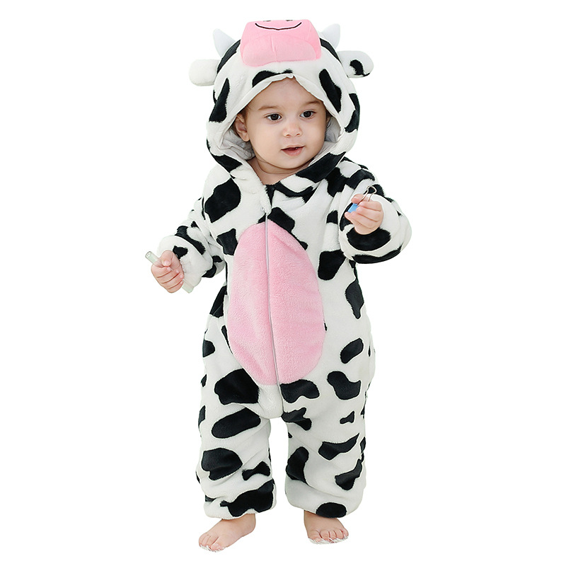 Baby clothes newborn baby one-piece romper cartoon children's animal crawling clothes_voghion.com