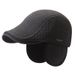 Cappello da uomo autunno e inverno versione coreana in pile termico berretto da esterno cappello casual britannico retrò semplice berretto da uomo_voghion.com