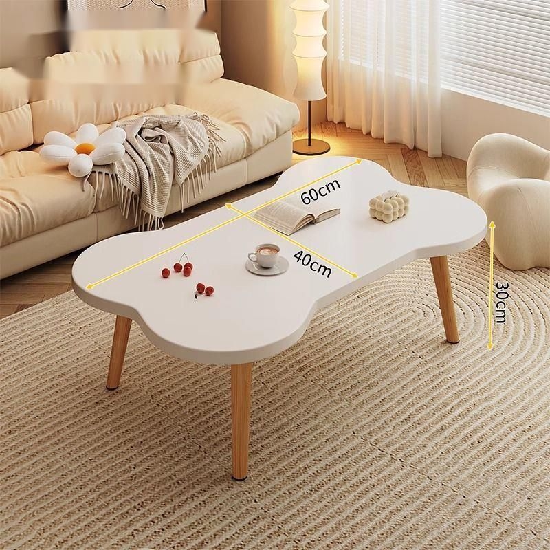 Appartamento con caffè, nuovo soggiorno, piccola casa in affitto, divano in stile crema creativo, balcone, tavolo da tè_voghion.com