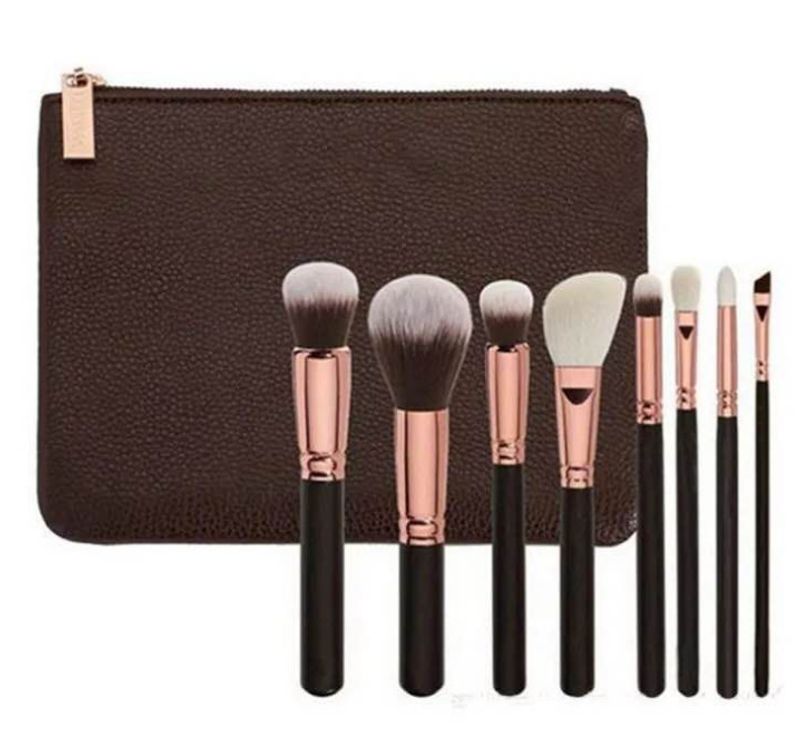 Makeup Brushes & Tools Hot 8pcs 15pcs Makeup Brush Set Black Rose Gold Makeup Brush Set With Leather Bag Makeup Tools_voghion.com