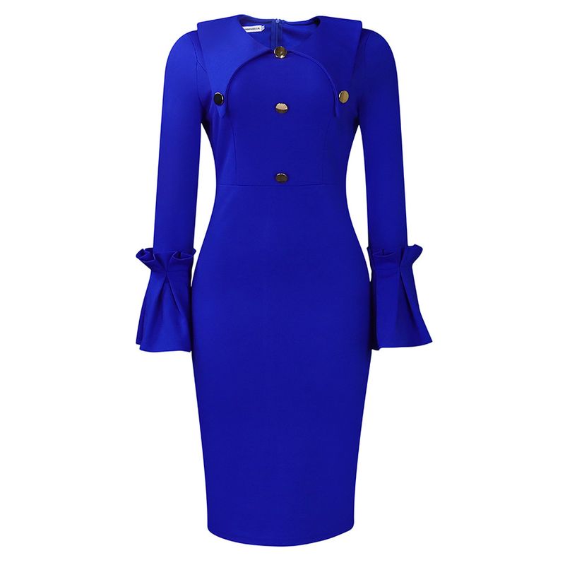 D3219 independent women's clothing 2023 new fashion temperament Tongle long-sleeved African dress_voghion.com