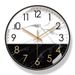 Yipula 6278 Wall Living Room Simple Marble Texture Nordic Fashion Home Quartz Clock_voghion.com