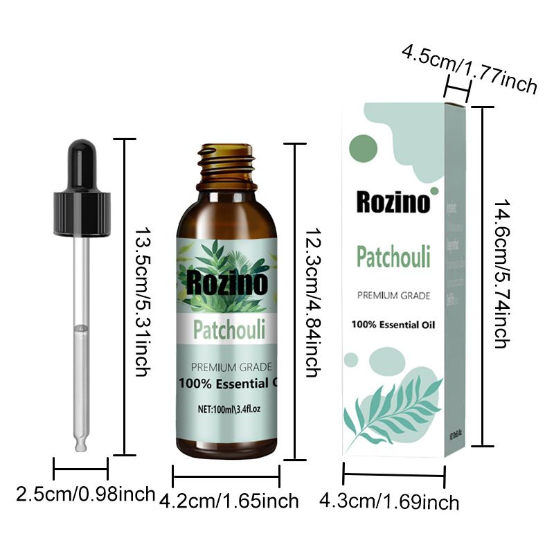 Extrait de patchouli Aromathérapie Hydratant Massage corporel Huile essentielle végétale naturelle unique_voghion.com