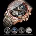 Herren Automatik Nical Uhr Hohl Tourbillon Wasserdicht Leuchtend Datum Woche Edelstahl Herrenuhren_voghion.com