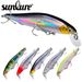 Langsam sinkende Minnow Ultra Long Casting Kunststoff Harten Köder Bionic Lure Fishing Gear_voghion.com