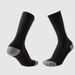 Graue Fußballsocken mit mittlerer Röhre und Absatz für Herren. Stoßdämpfende und verschleißfeste Handtuchunterseite. Atmungsaktives Mesh. Basketball-Sportsocken für Herren_voghion.com