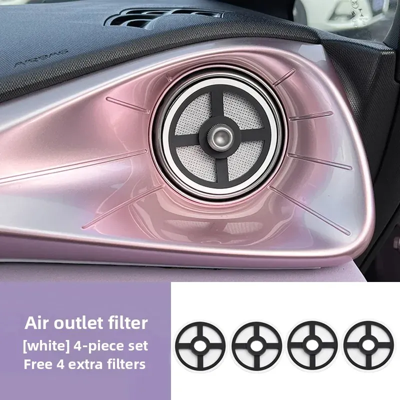 Für BYD Dolphin 4 Teile/satz Auto Luftauslass Filter Klimaanlage Luftauslass Abdeckung Schutz Filter Pad Auto Innen Zubehör_voghion.com