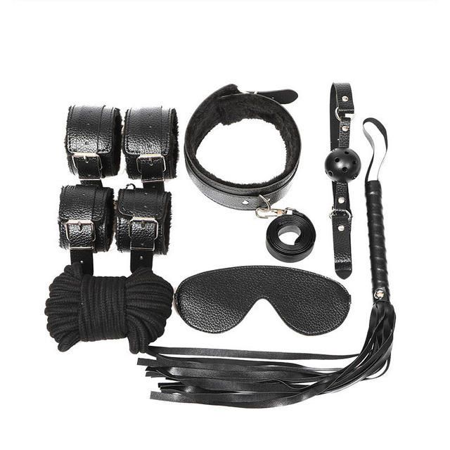 Kompaktes Bondage-Set fürs Bett: 7 reisefreundliche Spielzeuge mit verschließbarem Etui und wasserdichter Peitsche (OEM-Bestellungen)_voghion.com