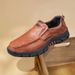 Sommer Neue Übergröße für Herren Le Fu - Lässige, Business-, rutschfeste, atmungsaktive Herren-Lederschuhe_voghion.com