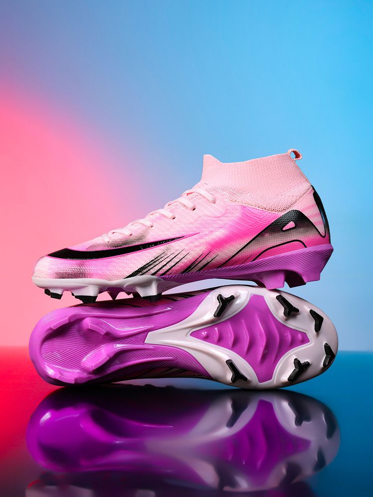 2025 New Football Ronaldo Broken Long Nails World Cup Training Shoes Anti-Slip Breathable Youth Student Football Sports Shoes_voghion.com