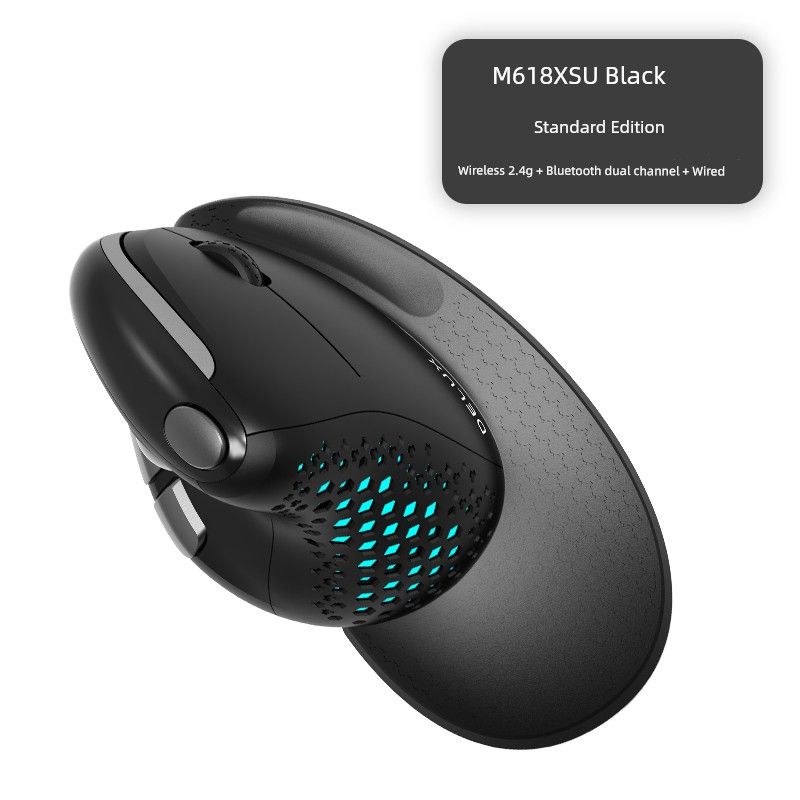 Colorful M618xsd Explorer Wireless Thumb Horizontal Roller Ergonomic Three-Model Rechargeable Vertical Mouse_voghion.com