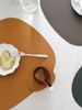 Unbeatable Quality Scandinavian Pure Color Western-Style Placemat Pebble Minimalist Eco-friendly Leather Heat Insulation Dinner Plate_voghion.com