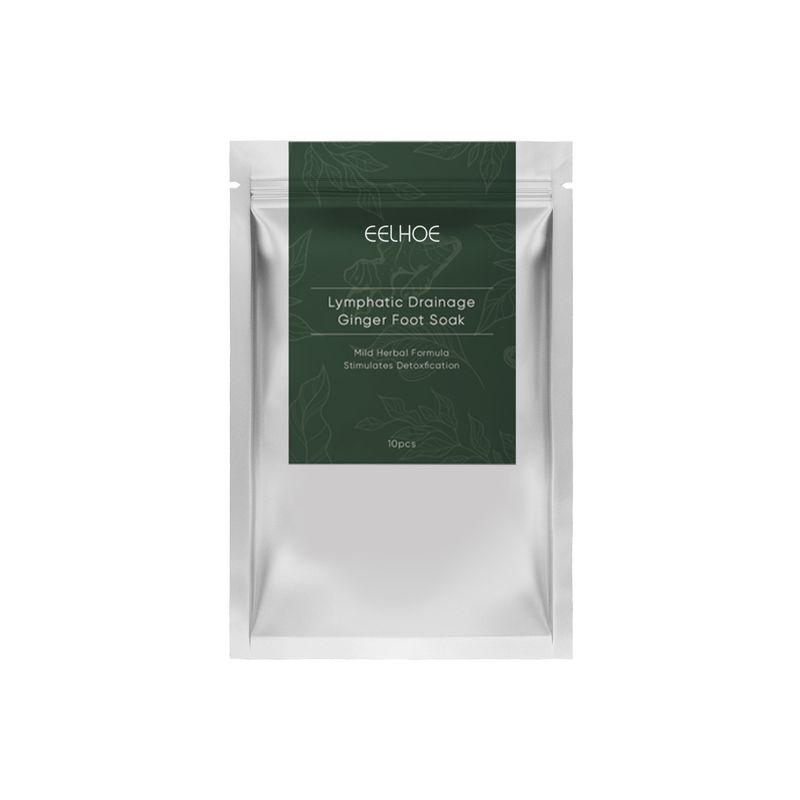 Pachet pentru baie pentru picioare Eelhoe Ginger Relief limfatic Dureri musculare Spumă de slăbit Pachet pentru picioare pentru a îndepărta transpirația umedă de furtună rece._voghion.com