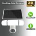 Kamera ogrodowa zewnętrzna 4MP bezprzewodowa lampa reflektorowa o niskim poborze mocy UBox kamera monitorująca energię słoneczną_voghion.com