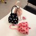 Damen Bucket Bag mat gesticktem Léiftzeechen a rosa Tote Schëller Crossbody Mini Bucket Bag fir Fraen_voghion.com