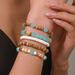 New Bohemian Beaded Bracelet Beach Vacation Style Multi Layer Stacking Wooden Beads Coconut Shell Bracelet For Women_voghion.com
