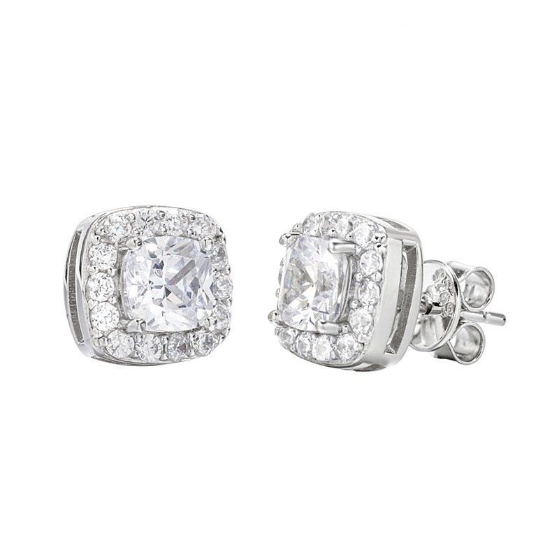 Vyriški ir moteriški papuošalai, „Rock Sugar“ auskarai, S925 sidabruoti, pilni deimantų, hiphopo gatvės amerikietiški deimantiniai auskarai, madingi, aukščiausios klasės, viengubi_voghion.com