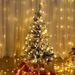 Christmas String Lights LED Acrylic Clear Star Snowflake Xmas Tree Long Lamp Strings Light Hanging Ornaments Home Party Decor_voghion.com