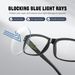 3Pairs Reading Glasses Men - Blue Light Blocking Square Readers With Spring Hinge Anti Eyestrain Eyeglasses_voghion.com