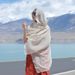 Spring And Autumn Oversized Cotton Linen Solid Color Ethnic Style Vacation Sun Protection Shawl Beach Towel Silk Gauze_voghion.com
