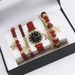 Conjunto de regalo de reloj de pulsera para mujer, reloj para mujer, conjunto de pulsera y joyería._voghion.com