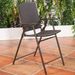 Set of 4 Folding Rattan Bar Chairs with Footrests and Armrests for Outdoors and Indoors_voghion.com