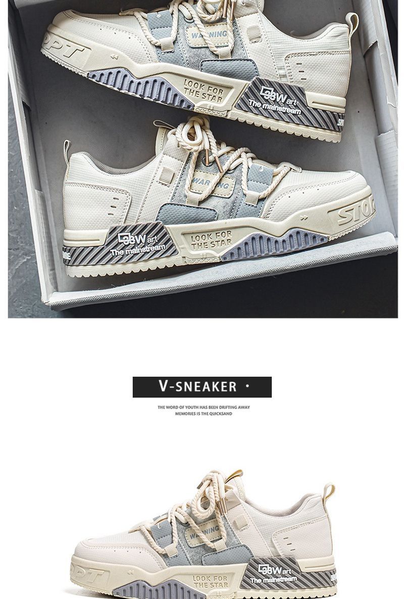 Summer new niche hemp rope thick soled board students personality casual sports fashion men's shoes_voghion.com
