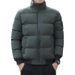 Winterjacke für Herren, dick, lässig, kurz, kältebeständig, Daunen-Baumwollmantel, warm, leicht, einfarbig, Parka_voghion.com