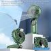 Portable Mini Handheld Neck Hanging Fan USB Rechargeable Battery Foldable Phone Holder With Aromatherapy For Car Home_voghion.com