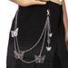 Jewelry Double-layer Butterfly Pendant Waist Chain Women's Fashionable And Personalized Trendy Workwear Pants Decoration_voghion.com