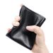 Short Wallet with Zipper Men's Wallet Horizontal Men's Wallet Ultra-Thin Two-Fold Simple PU Leather_voghion.com