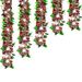 Christmas Decoration Party Garland Snowflake Safflower Supplies Ribbon_voghion.com