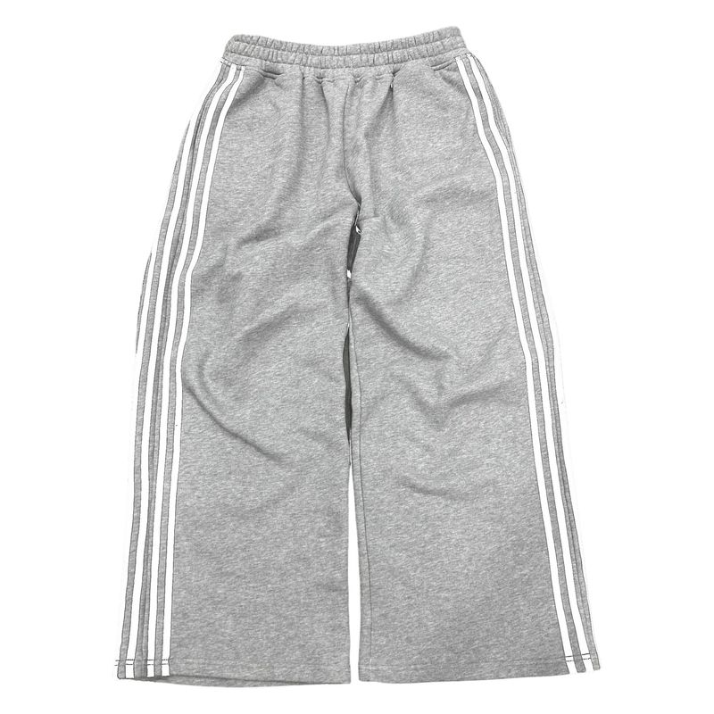 Erkek Giyim Trend Çizgili Nakış Fermuarlı Kapüşonlu Sweatshirt Eşofman Altı İki Parça Hip Hop Günlük Takım Elbise_voghion.com