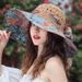 Versatile Women's Straw Protection Beach Wide Brim Korean Style Vacation Travel Sun Anti-Sun Hat_voghion.com