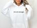 Women's hoodie plain color letter-printed hoodie Oversized_voghion.com