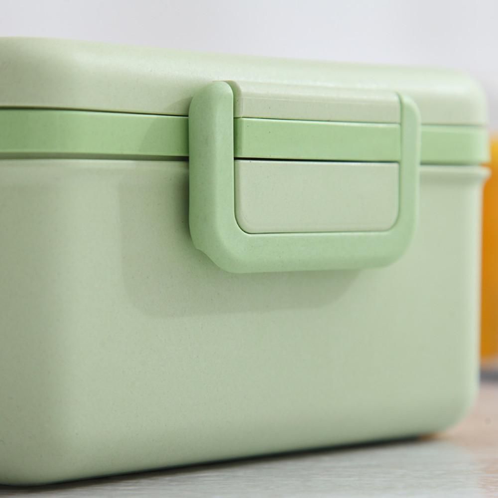 2er-Pack Lunchboxen aus umweltfreundlichem Bambusfasermaterial, tragbare Bento-Boxen, mikrowellengeeignet, ideal für Picknicks, BPA-frei_voghion.com