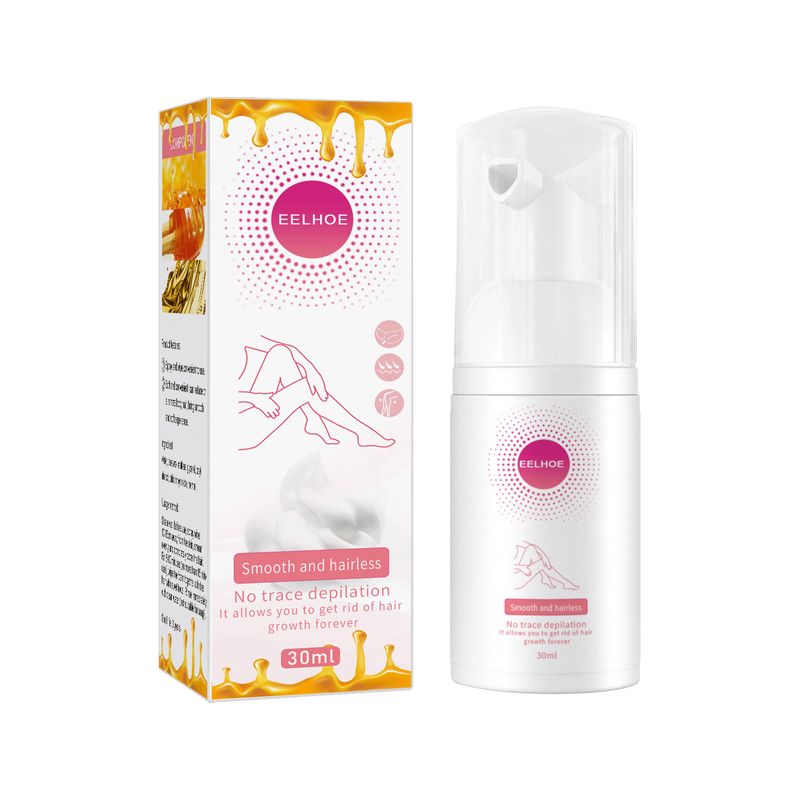 Mousse Honig Entfernungsspray Achsel Beinhaare Feuchtigkeitsschaum mild hautfreundlich und nicht reizend 2024_voghion.com