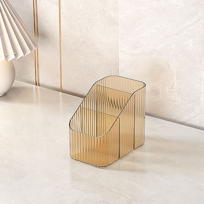 Multi-Compartment Makeup Organizer - Plastic Desktop Storage Box For Cosmetics Skincare & Stationery_voghion.com