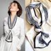 Sciarpa da collo decorativa versatile, in seta, per donna, estate 2024, nuova moda, all'ingrosso_voghion.com