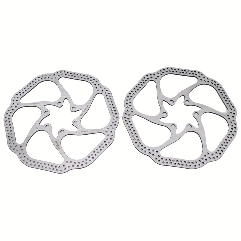 2Pcs New HS1 160mm 6" bicycle lightest Mountain bike stainless steel brake disc rotors MTB parts new_voghion.com