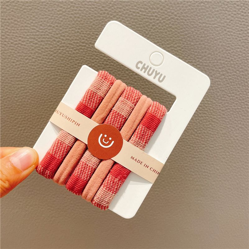 Accessori per capelli per bambini, anello per capelli con asciugamano senza cuciture, elastico per capelli per neonati, corda per capelli elastica alta, testa a sfera per bambine, corda per capelli genitore-figlio_voghion.com