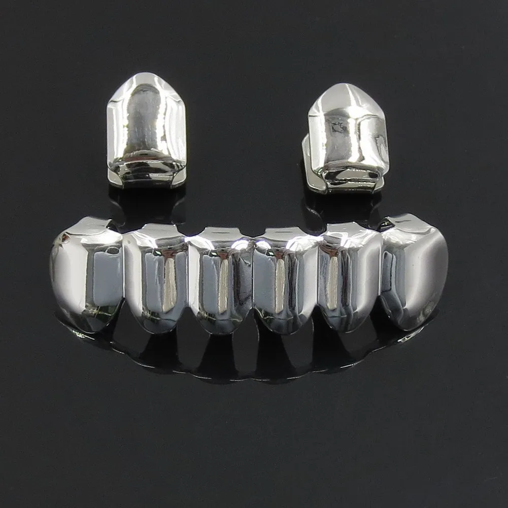 Hot Sale Hip Hop Fashion Accessories Teeth Grills Gold Braces_voghion.com
