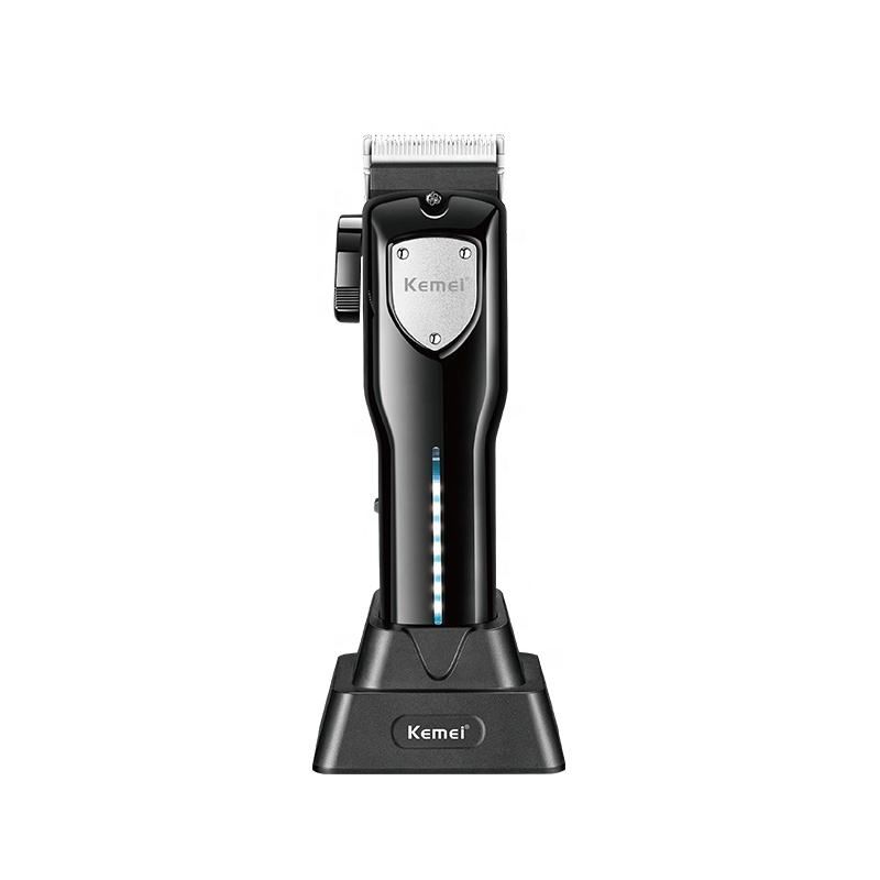 Kemei Km-5083 Einstellbare Pulver Metallurgie Werkzeug Kopf Trimmer Intelligente Display Licht Niedrigen Lärm Haar Clipper_voghion.com