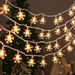 Christmas String Lights LED Acrylic Clear Star Snowflake Xmas Tree Long Lamp Strings Light Hanging Ornaments Home Party Decor_voghion.com